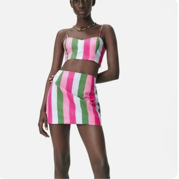 ZARA striped skirt - Picture 4 of 10